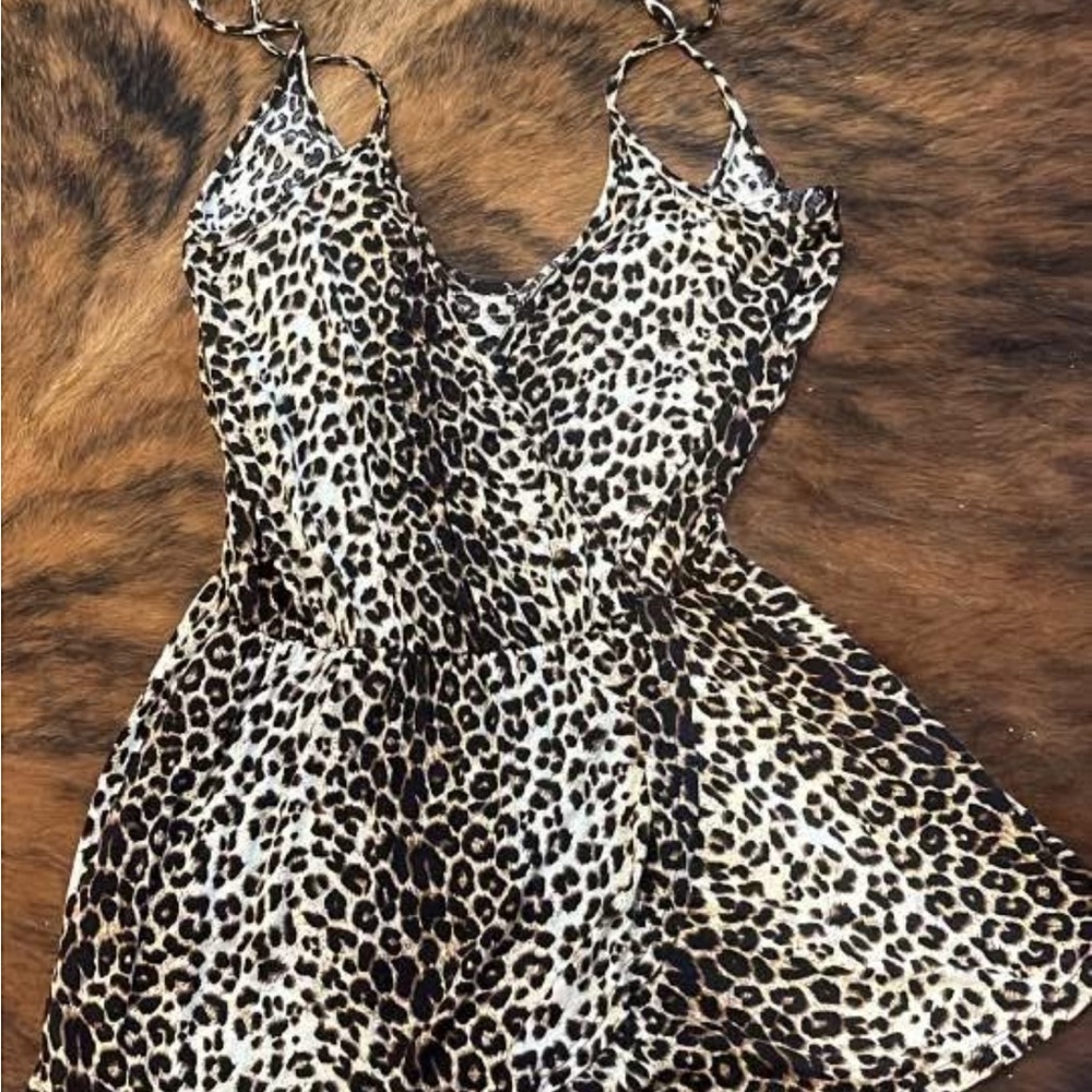 Leopard Print Kids One Piece